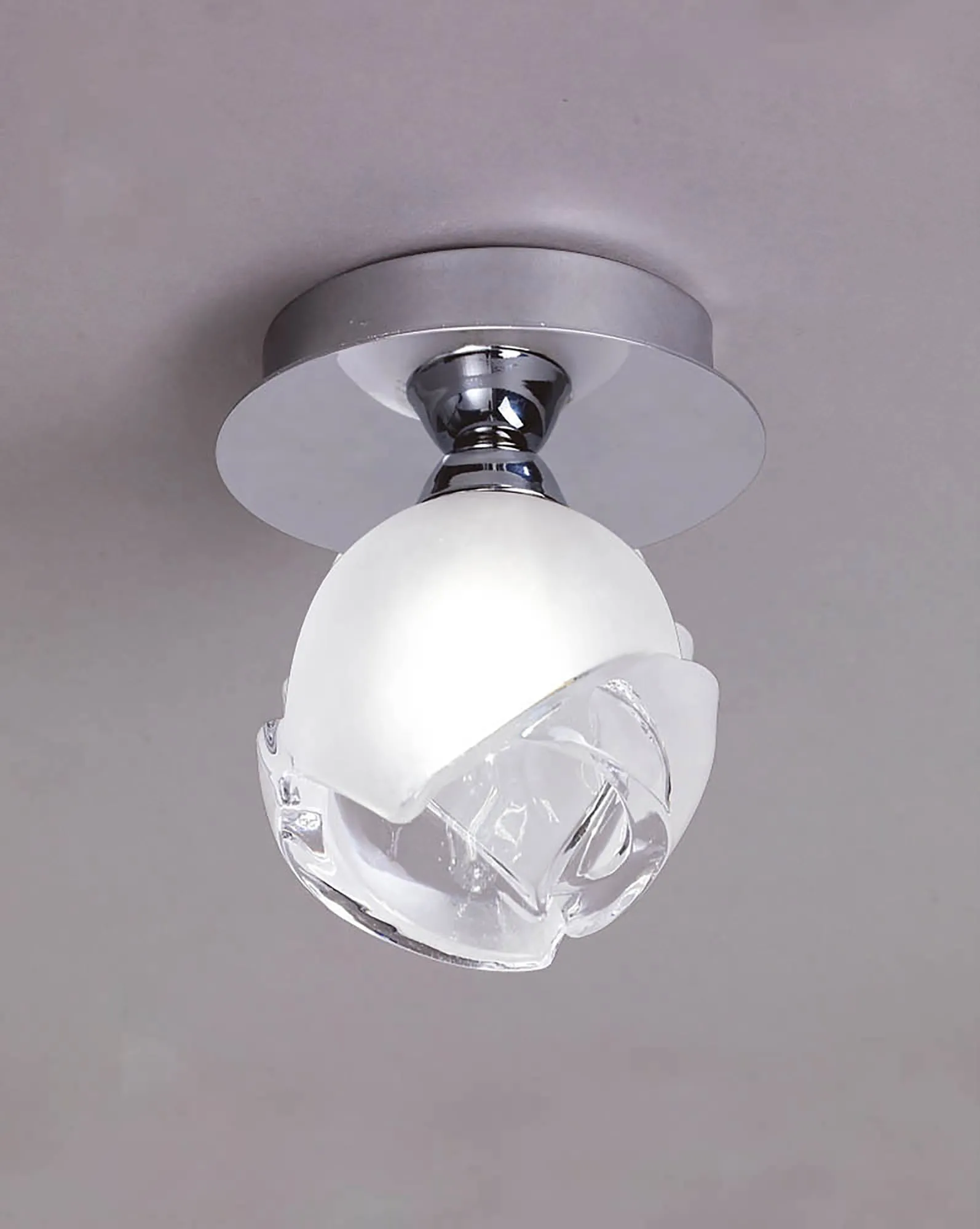 Fragma Polished Chrome Ceiling Lights Mantra Flush Fittings